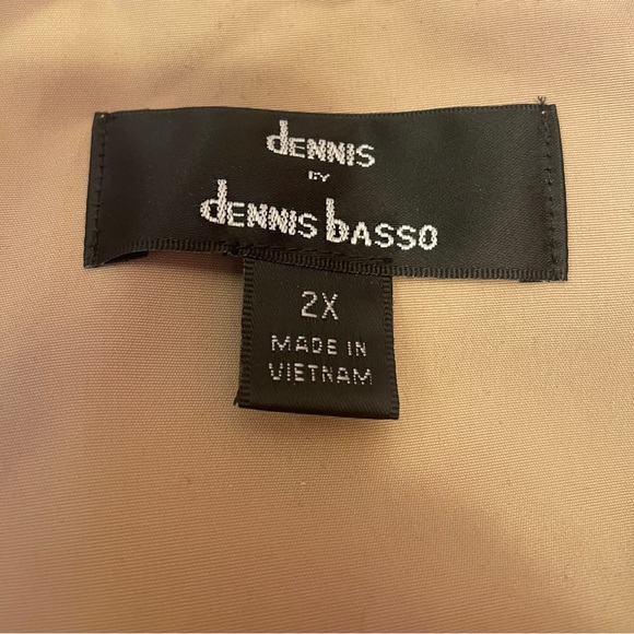 Dennis Basso Women's Hooded Lined Rain Jacket Hooded Tan 2x Removable Hood - Picture 2 of 9